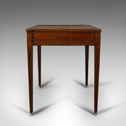 fig 3. Antique Silver Table, English, Inlaid, Display, Georgian, C.1780
