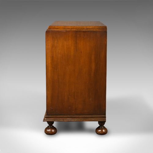 fig 2. Antique Chest of Drawers, English, Walnut, Bedroom, Georgian Revival, Victorian