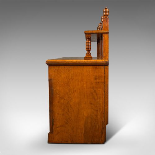 LARGE ANTIQUE GRAND SIDEBOARD SCOTTISH OAK BUFFET CABINET VICTORIAN C1860 - ADDITIONAL PHOTO 4