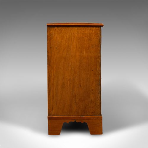 fig 5. Small Antique Kneehole Desk, English, Georgian Revival, Edwardian