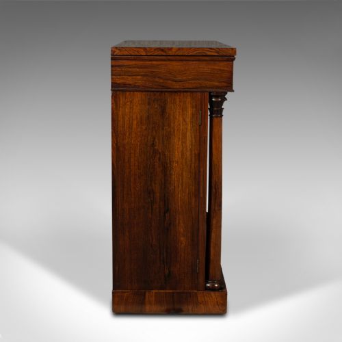 fig 2. Antique Breakfront Book Cabinet, English, Chiffonier, Sideboard, William IV