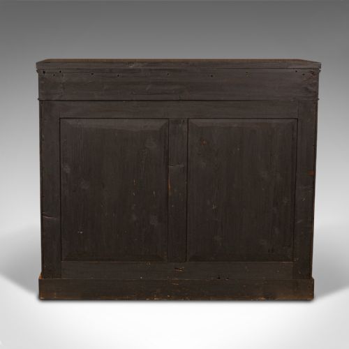 fig 4. Antique Breakfront Book Cabinet, English, Chiffonier, Sideboard, William IV