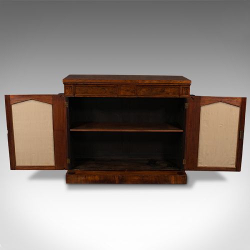 fig 5. Antique Breakfront Book Cabinet, English, Chiffonier, Sideboard, William IV
