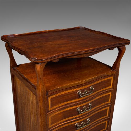 ANTIQUE MUSIC CABINET ENGLISH DOCUMENT SPECIMEN DRAWERS EDWARDIAN C1910 - ADDITIONAL PHOTO 7