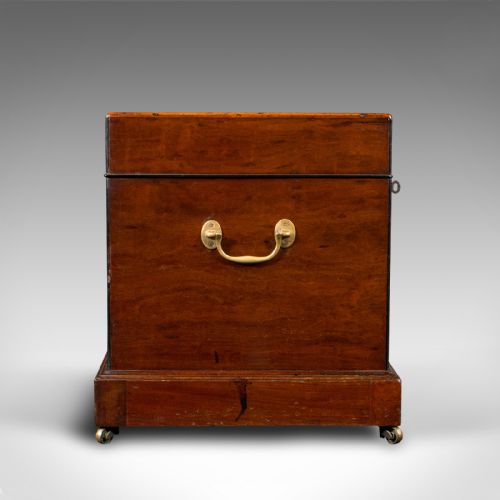 fig 3. Antique Silver Storage Case, English, Secure, Keepsake Box, Georgian, C.1800