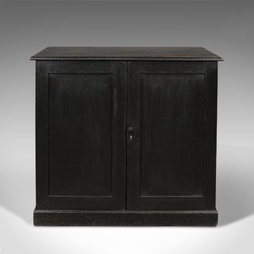 fig 2. Antique Specimen Cabinet, English, Pine, Document Archive, Edwardian, Circa 1910