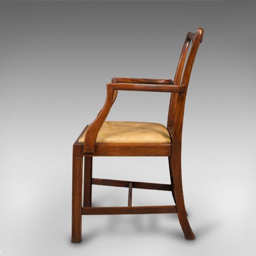 fig 3. Set of 10 Antique Carver Dining Chairs, English, Chippendale Revival, Victorian