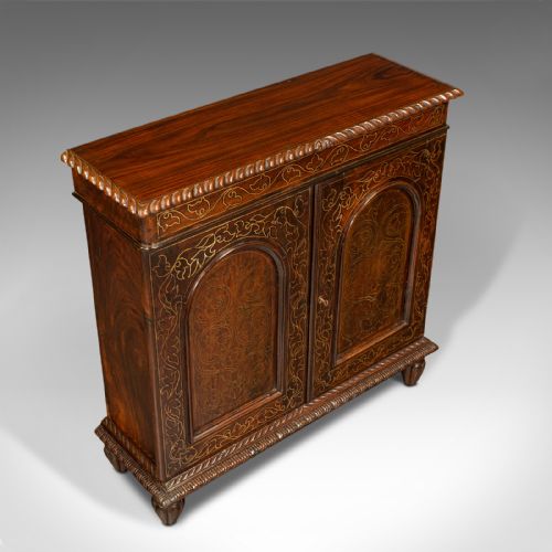 fig 4. Antique Colonial Side Cabinet, Anglo Indian, Drinks, Hall Cupboard, William IV