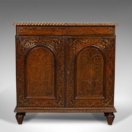 fig 6. Antique Colonial Side Cabinet, Anglo Indian, Drinks, Hall Cupboard, William IV