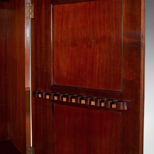 fig 7. Large Antique Billiards Cue Cupboard, English, Pool, Snooker, Drinks Cabinet