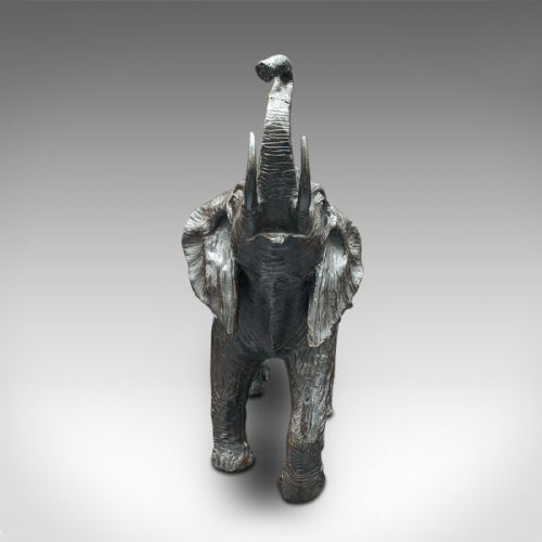 fig 1. Antique Elephant Statue, English, Bronze, Wildlife Figure, Victorian, Circa 1900