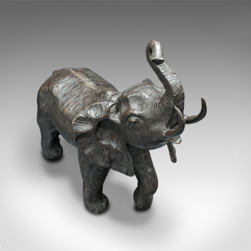 fig 4. Antique Elephant Statue, English, Bronze, Wildlife Figure, Victorian, Circa 1900
