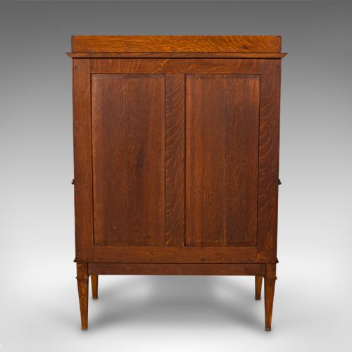 ANTIQUE METAMORPHIC DRINK CABINET ENGLISH OAK BUREAU FORM COCKTAIL VICTORIAN - ADDITIONAL PHOTO 4