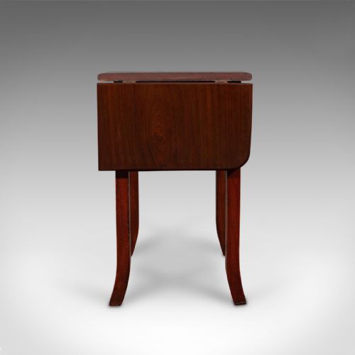 fig 4. Antique Bookbinder's Press Table, English, Drop-Flap, Occasional, Victorian