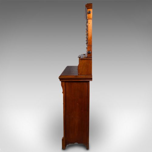 fig 4. Large Antique Billiard Scoreboard Cabinet, Walnut, Burroughes & Watts, Edwardian