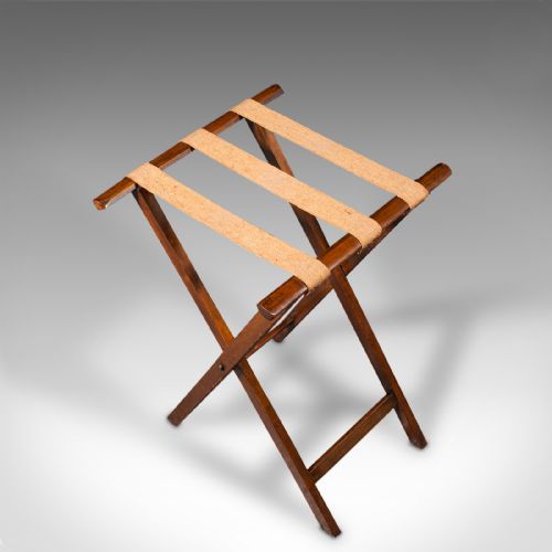 fig 4. Antique Butler's Stand, English, Walnut, Serving Tray, Folding Rest, Victorian