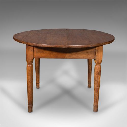 fig 2. Antique Provencal Baker's Table, French, 4 Seat, Kitchen, Boulangerie, Victorian