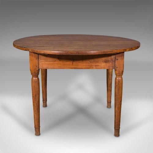 fig 4. Antique Provencal Baker's Table, French, 4 Seat, Kitchen, Boulangerie, Victorian