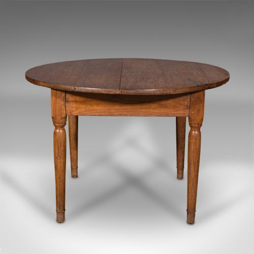 fig 5. Antique Provencal Baker's Table, French, 4 Seat, Kitchen, Boulangerie, Victorian