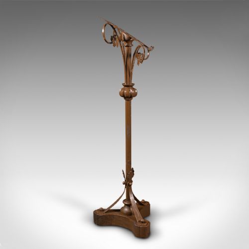 ANTIQUE MAITRE D' STAND CONTINENTAL LECTERN EASEL ART NOUVEAU VICTORIAN - ADDITIONAL PHOTO 2