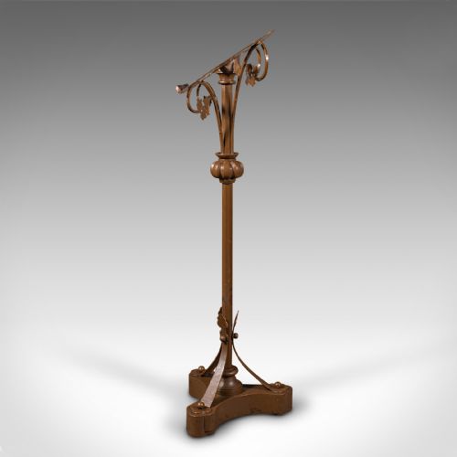 ANTIQUE MAITRE D' STAND CONTINENTAL LECTERN EASEL ART NOUVEAU VICTORIAN - ADDITIONAL PHOTO 3