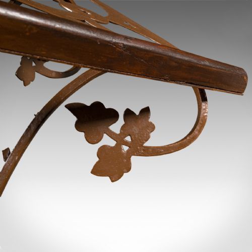 ANTIQUE MAITRE D' STAND CONTINENTAL LECTERN EASEL ART NOUVEAU VICTORIAN - ADDITIONAL PHOTO 7