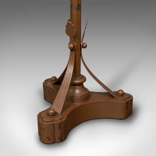 ANTIQUE MAITRE D' STAND CONTINENTAL LECTERN EASEL ART NOUVEAU VICTORIAN - ADDITIONAL PHOTO 9