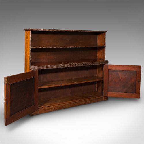 fig 1. Antique Bookcase Cabinet, English, Regency, Circa 1820