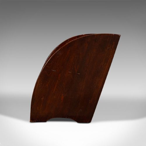 fig 3. Small Antique Book Rest, English, Pine, Novel Rack, Trough, Edwardian, C.1910