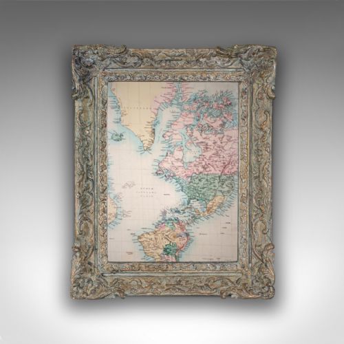 fig 1. Antique Decorative Mirror, English Gilt Gesso, Glass, Wall, Art Frame, Victorian