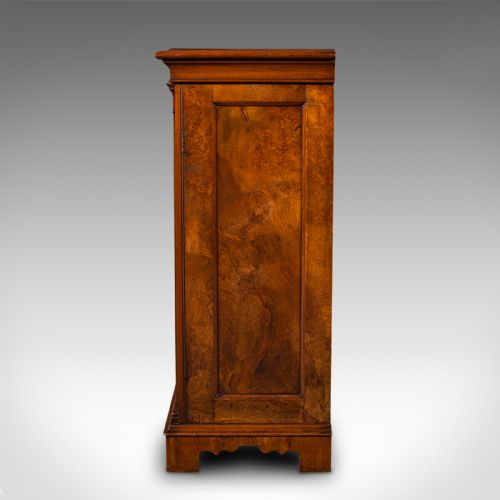 fig 4. Antique Country House Display Bookcase, English, Burr Walnut, Library, Regency