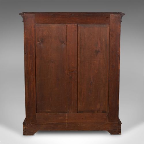 fig 5. Antique Country House Display Bookcase, English, Burr Walnut, Library, Regency