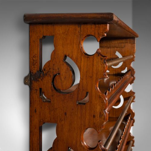 fig 3. Antique Ship's Shelves, English, Maritime, Kitchen Rack, Safety Bars, Edwardian