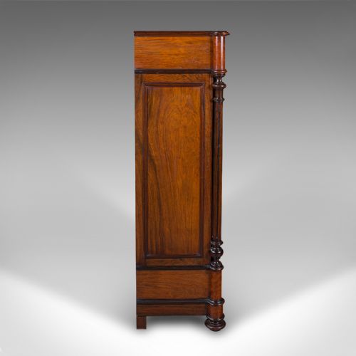 fig 4. Antique Escritoire Cabinet, French Secretaire, Chest of Drawers, Victorian, 1900