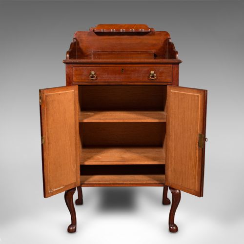 fig 5. Antique Gentleman's Side Cabinet, English, Lounge Stand, Pipe Rack, Edwardian