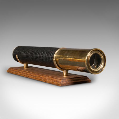 fig 4. Large Antique Telescope, English, Terrestrial, Astronomical, Victorian, C.1860