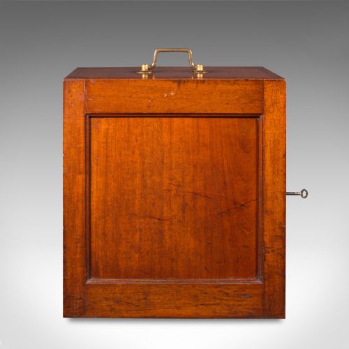 fig 2. Antique Calligrapher's Case, English, Specimen, Collector's Cabinet, Victorian