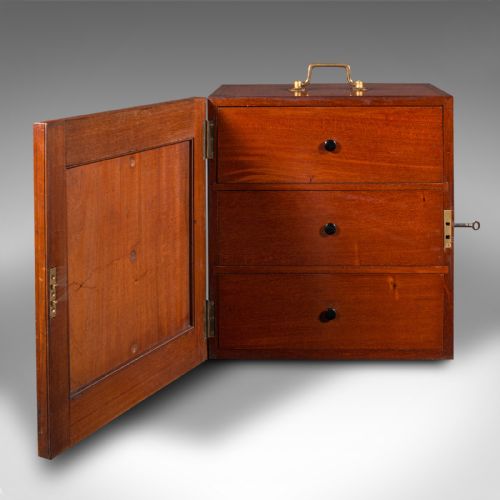 fig 3. Antique Calligrapher's Case, English, Specimen, Collector's Cabinet, Victorian