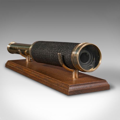 fig 2. Antique 4 Draw Telescope, English, Terrestrial, Astronomical, Dollond, Victorian