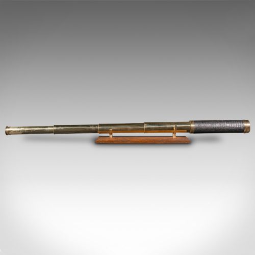 fig 3. Antique 4 Draw Telescope, English, Terrestrial, Astronomical, Dollond, Victorian