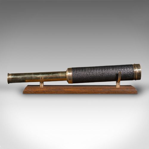 fig 4. Antique 4 Draw Telescope, English, Terrestrial, Astronomical, Dollond, Victorian