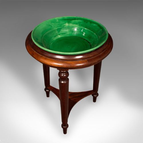 ANTIQUE DECORATIVE WASH STAND ENGLISH JARDINIERE PLANTER FRAME REGENCY 1820 - ADDITIONAL PHOTO 2
