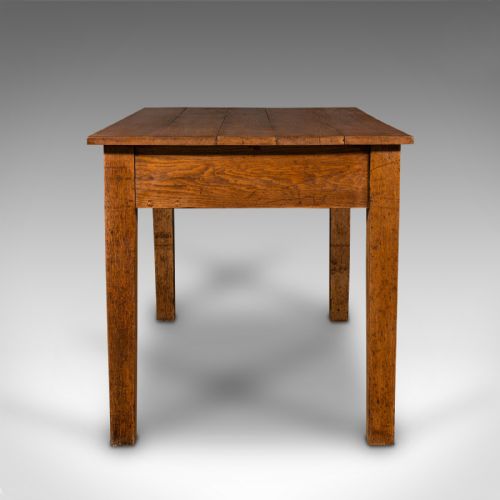 fig 2. Small Antique Farmhouse Table, English, Oak, 4 Seat, Breakfast, Work, Edwardian