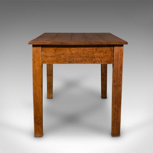 fig 3. Small Antique Farmhouse Table, English, Oak, 4 Seat, Breakfast, Work, Edwardian