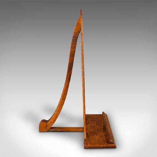 fig 3. Pair Of Antique Book Stands, English, Oak, Folio Rest, Recital, Cotswold School