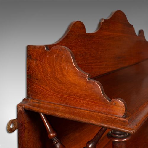 ANTIQUE MOUNTED WHATNOT ENGLISH BOOKSHELF COLLECTIBLES SHELF VICTORIAN 1900 - ADDITIONAL PHOTO 3