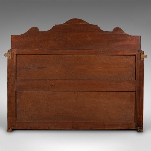 ANTIQUE MOUNTED WHATNOT ENGLISH BOOKSHELF COLLECTIBLES SHELF VICTORIAN 1900 - ADDITIONAL PHOTO 6