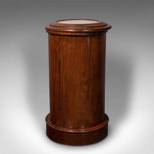 fig 3. Antique Washstand, English, Pot Cupboard, Bedroom Night Stand, Victorian, C.1850