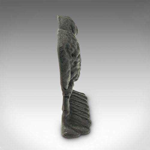 fig 3. Antique Sheep Doorstop, English, Cast Iron, Decorative Farmhouse Keep, Victorian