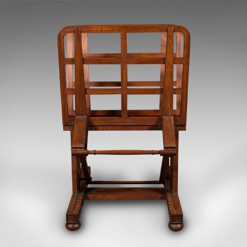 ANTIQUE MASTER ARTIST'S FOLIO STAND ENGLISH ADJUSTABLE PICTURE RACK REGENCY - ADDITIONAL PHOTO 6